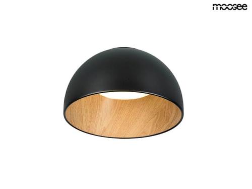MOOSEE ceiling lamp TOLLA black / natural