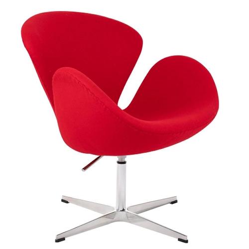 SWAN PREMIUM red adjustable armchair