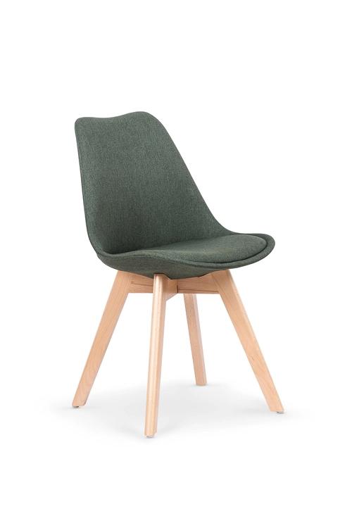 K303 chair dark green / beech (1p=4pcs)