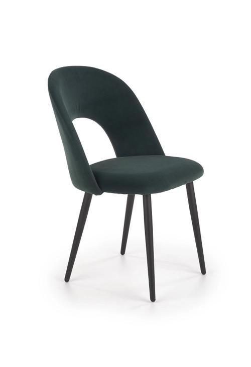 K384 chair dark green / black (1p=4pcs)