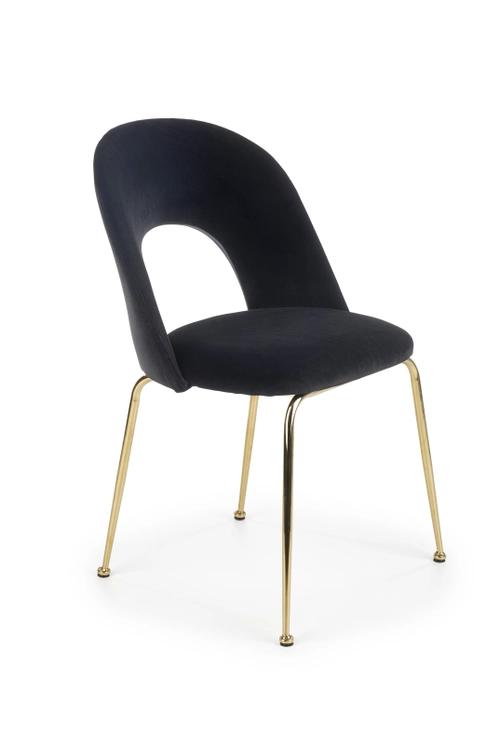 K385 chair black / gold (2p=4pcs)