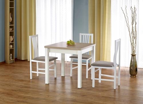 GRACJAN table sonoma oak / white (2pcs=1pc)