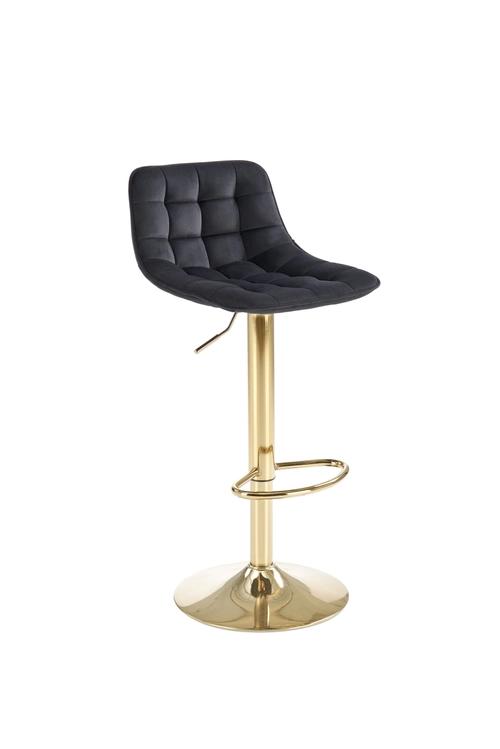 H120 stool legs - gold, seat - black (1p=1pc)