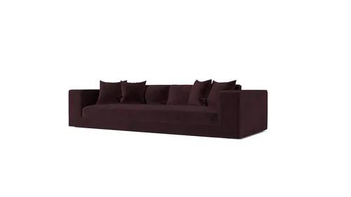Triple complete with sofa Selena Bordeaux