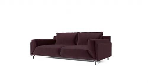 Double sofa Tony Bordeaux