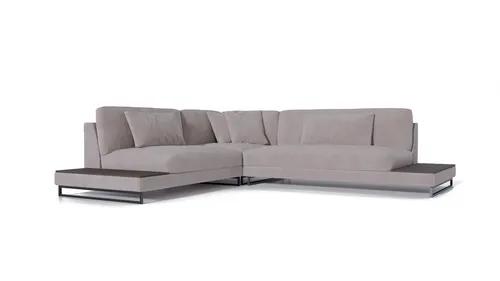 Corner sofa with tables David Sand