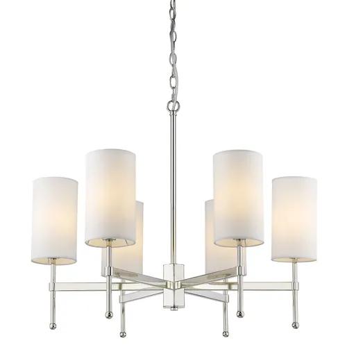 DENVER silver hanging lamp