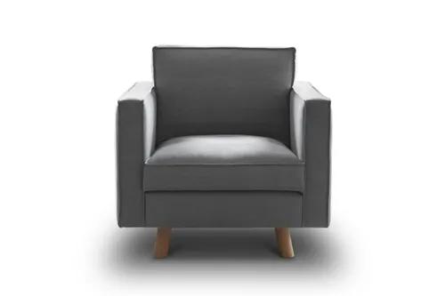 TRON dark gray armchair