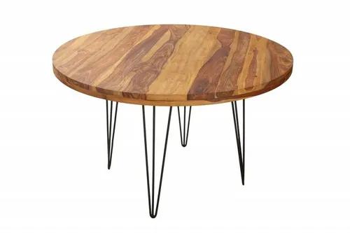 INVICTA dining table MAKASSAR 120 cm - Sheesham round