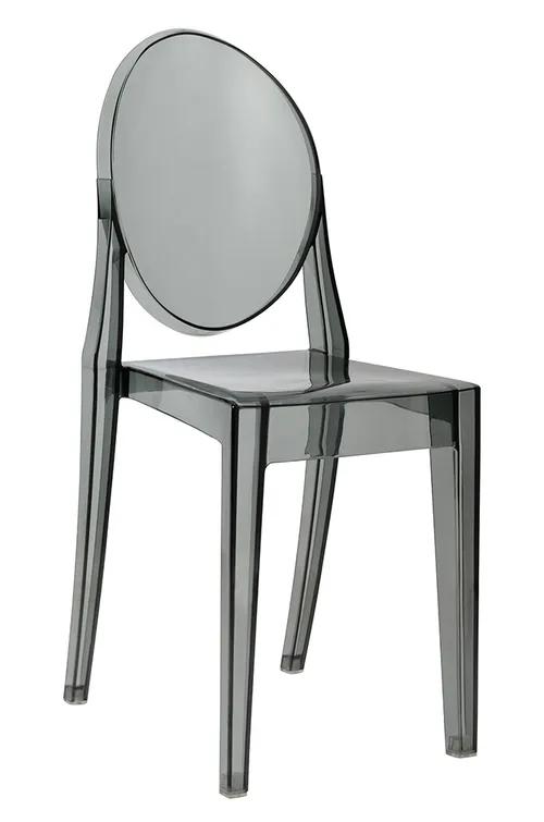 VICTORIA chair smoked - polycarbonate