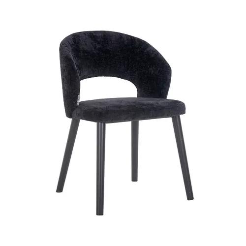 Chair Savoy black chenille