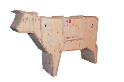 COW sideboard - plywood wood