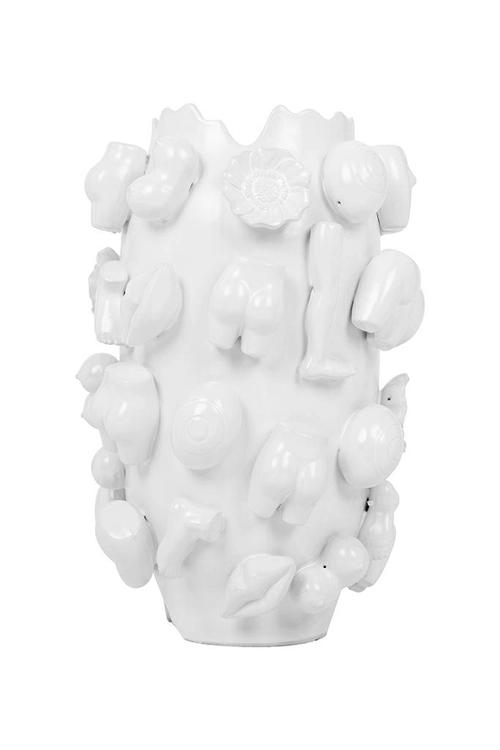 KARE decorative vase BODY PARTS 37cm white