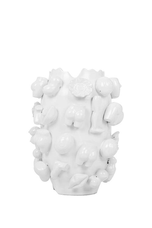 KARE decorative vase BODY PARTS 25cm white