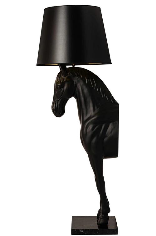 KOŃ HORSE STAND S floor lamp black - fiberglass