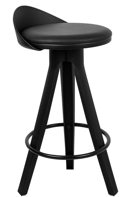 MILA 65 black bar chair
