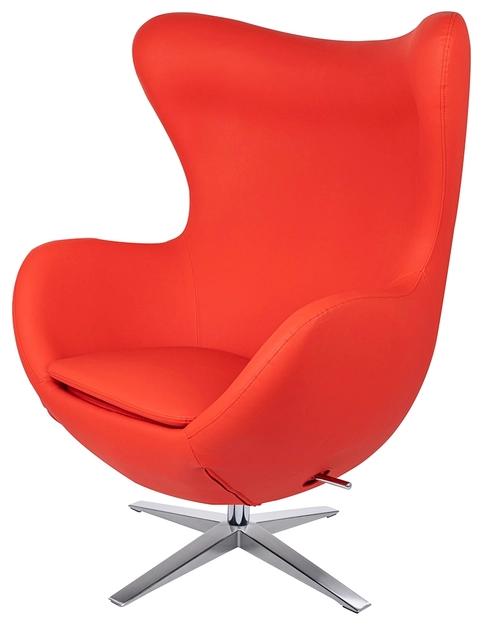 EGG armchair WIDE PU red