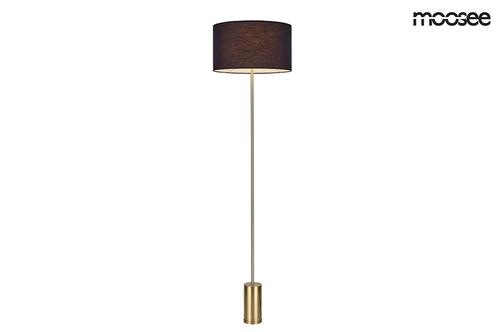 MOOSEE floor lamp SANTORINI - gold base, black shade