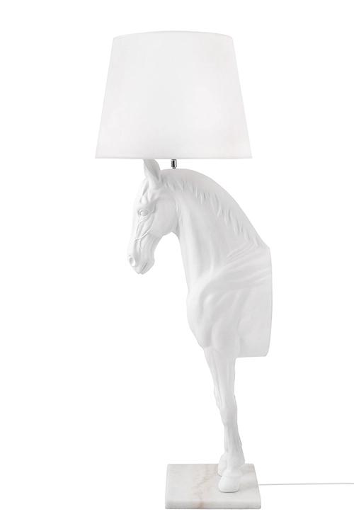 KOŃ HORSE STAND S floor lamp white - fiberglass