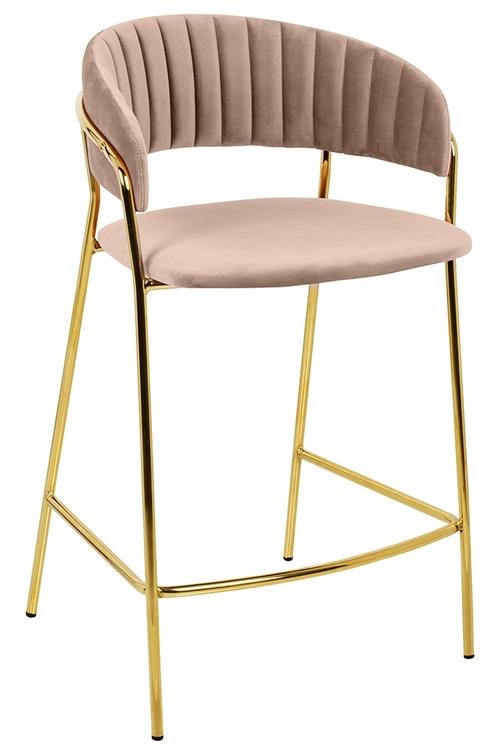 MARGO 65 khaki / beige bar chair