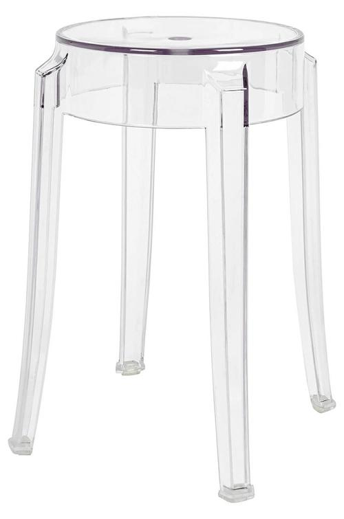 CHARLES 46 transparent stool - polycarbonate