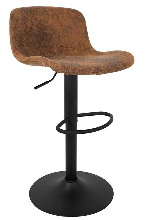 STOR PU brown adjustable bar chair