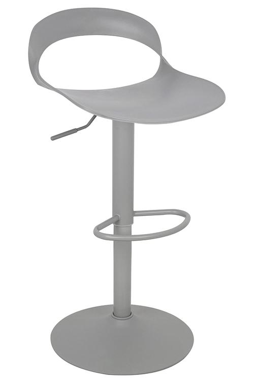 Gray WRAPP adjustable bar stool