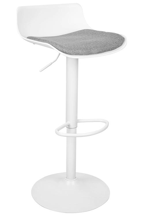 Adjustable bar stool SNAP BAR TAP white