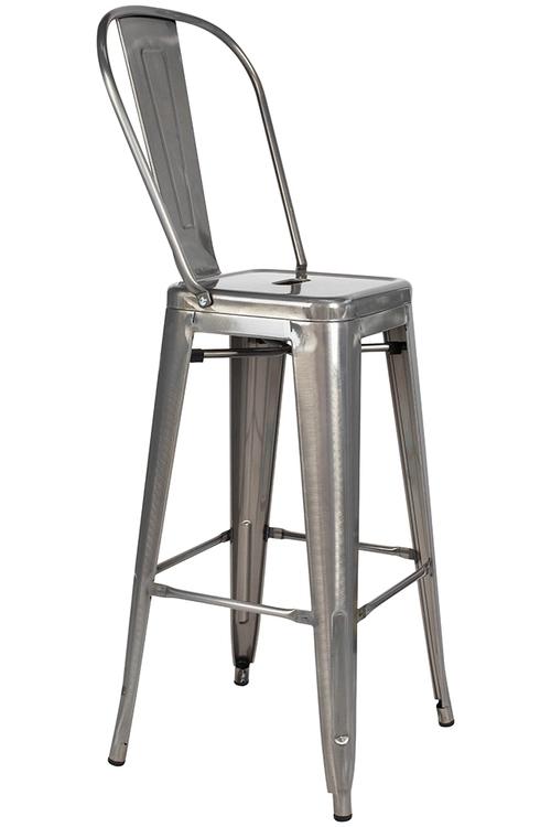 TOWER BIG BACK 76 bar chair (Paris) metal