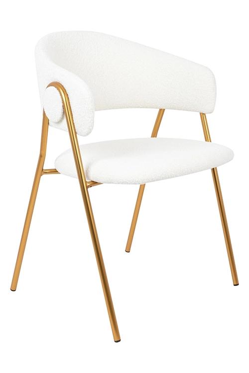 VERSO BOUCLE white chair