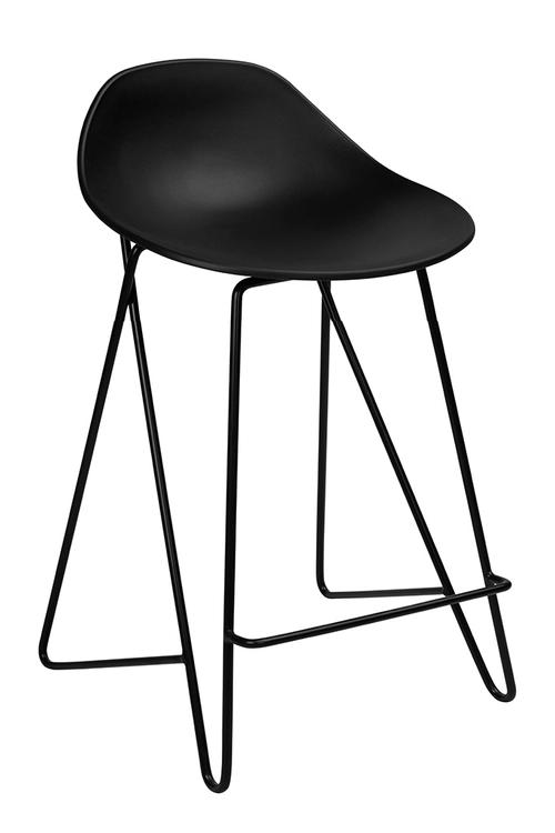 PERSY black 66 bar chair - polypropylene, metal