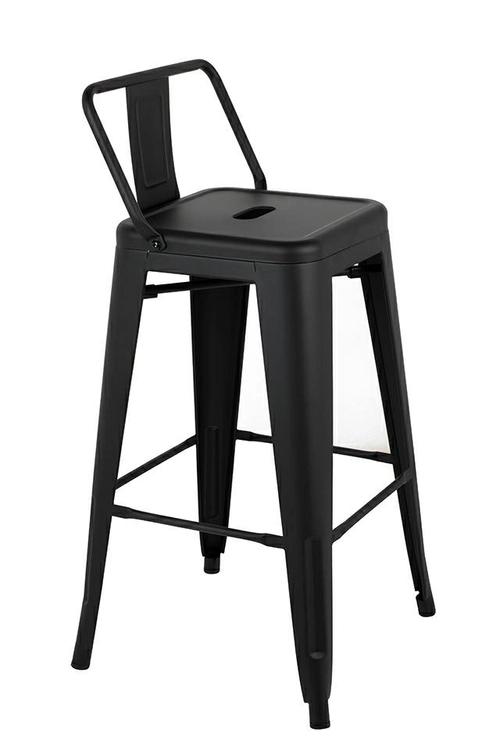 TOWER BACK 66 bar chair (Paris) black