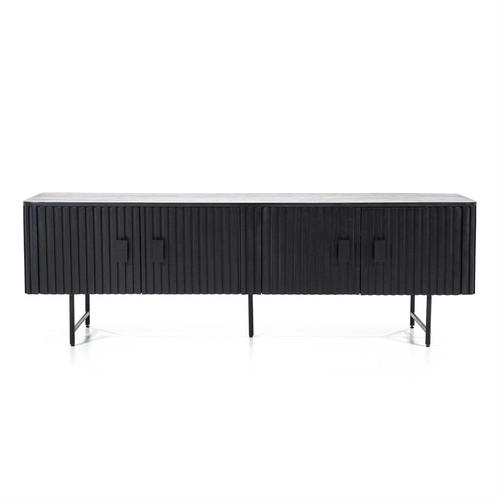 TV Cabinet Remi 4drs - black