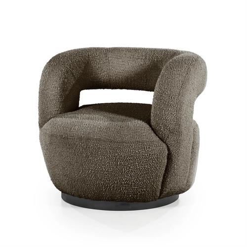 Lounge chair Sharon - brown Spark