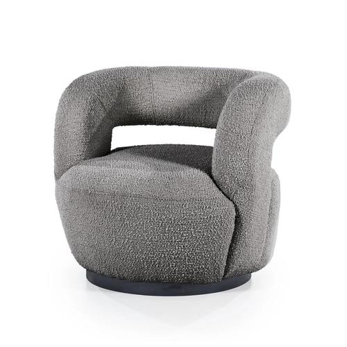 Lounge chair Sharon - grey Spark