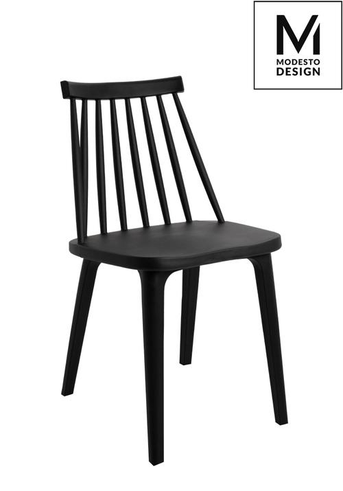 MODESTO chair RIBS BLACK black - polypropylene