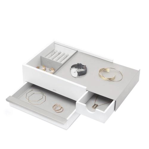 UMBRA jewelery box STOWIT - white, nickel