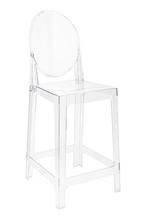 VICTORIA bar chair 65 cm transparent