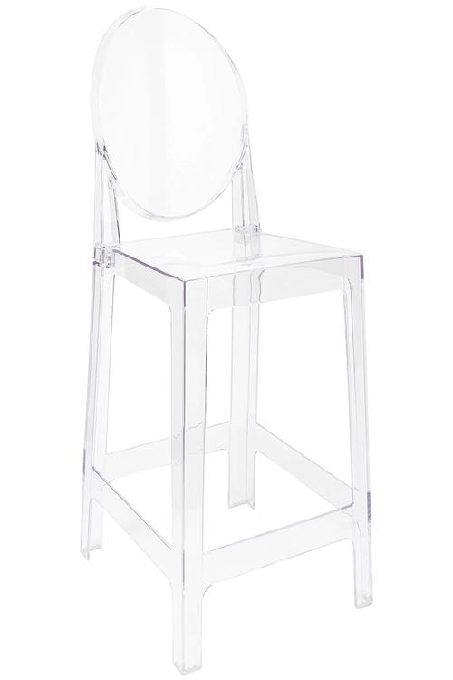 VICTORIA bar chair 75 cm transparent