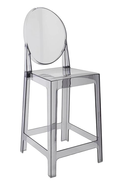 VICTORIA bar chair 65 cm smoked - polycarbonate