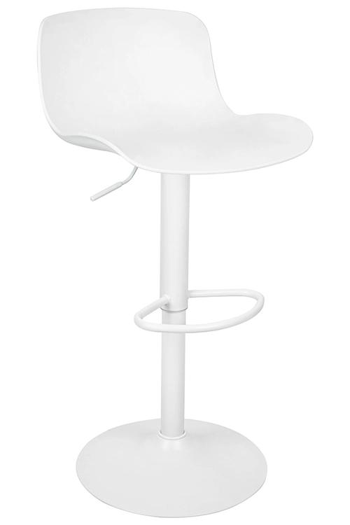 STOR adjustable bar stool white