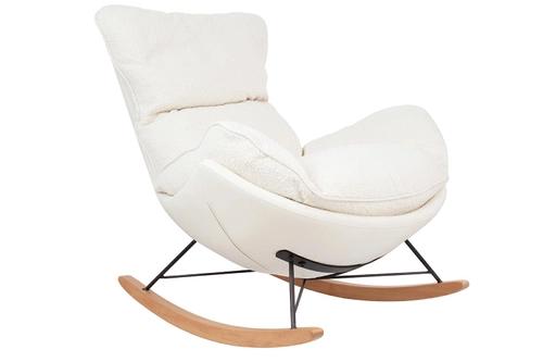 OTILIA TEDDY rocking chair white