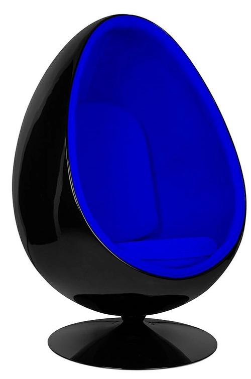 OVALIA BLACK armchair blue