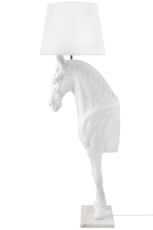 KOŃ HORSE STAND M floor lamp white - fiberglass