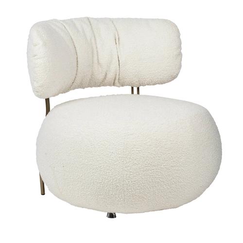 LOW TEDDY armchair white