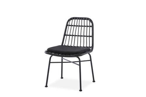 K401 chair black / gray (1p=4pcs)