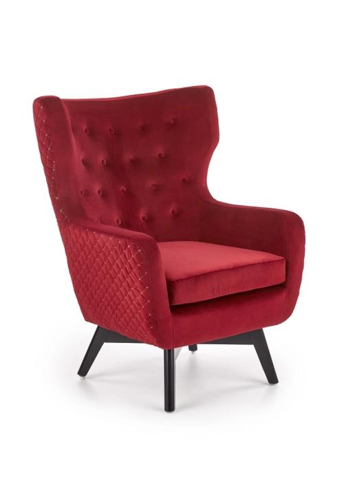 MARVEL lounge chair burgundy / black
