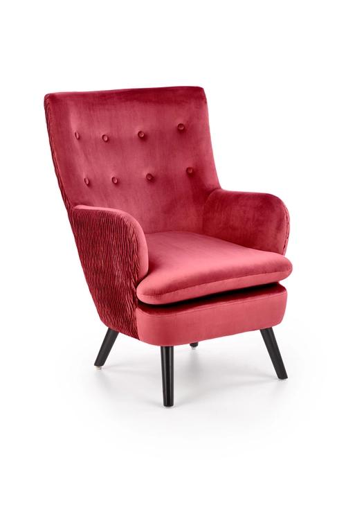 RAVEL burgundy / black lounge chair