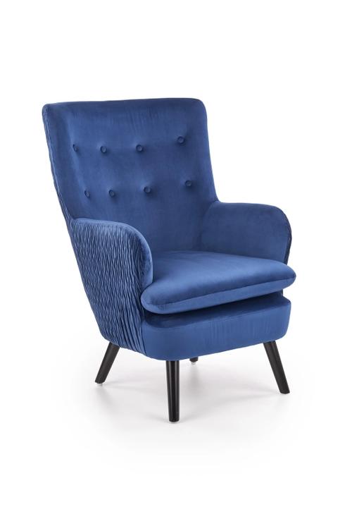 RAVEL leisure armchair navy blue / black