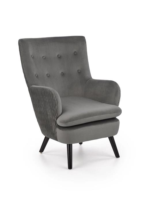 RAVEL gray / black lounge chair